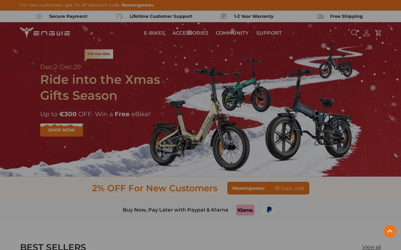 Engwe EU Official screenshot