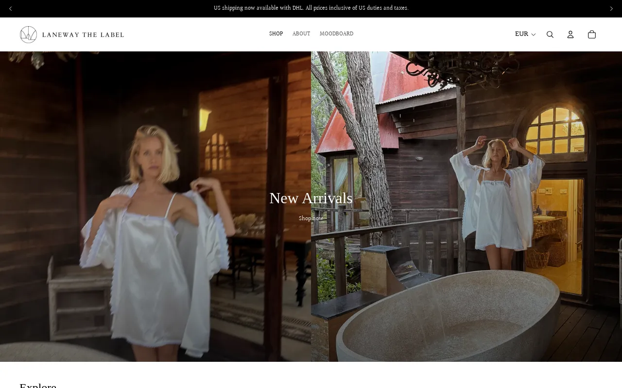 LANEWAY THE LABEL screenshot