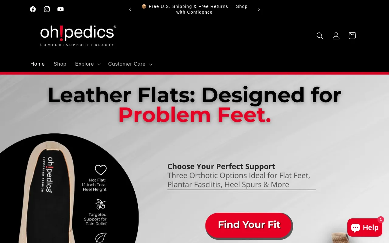 ohpedics screenshot