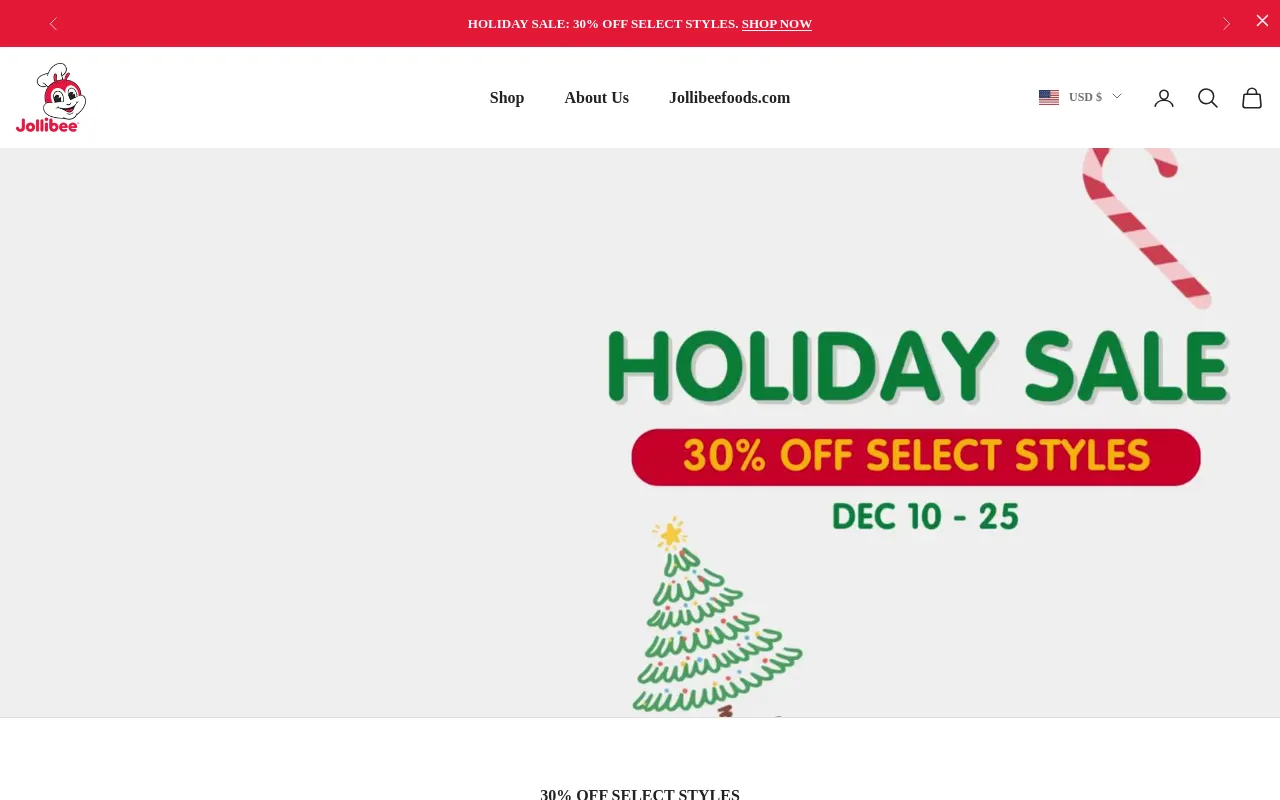 Jolly Merch Shop screenshot