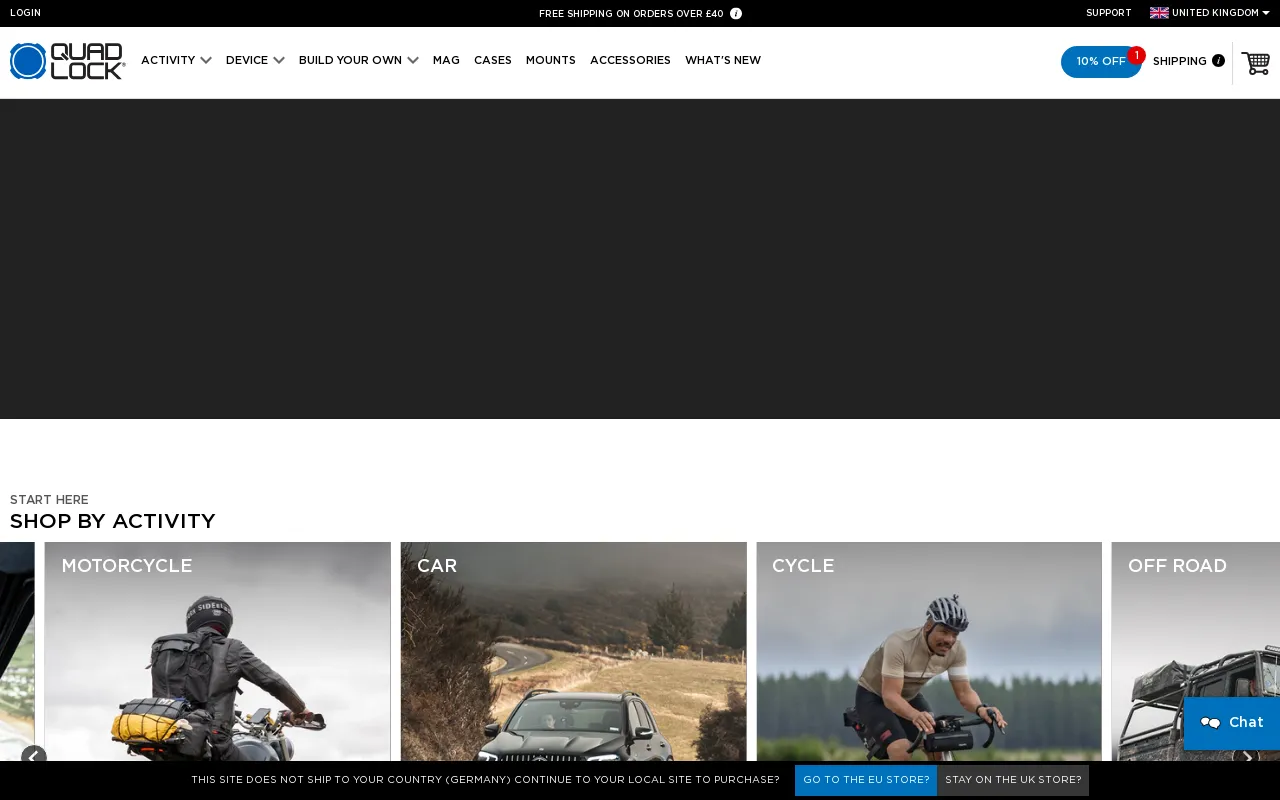 Quad Lock® UK screenshot