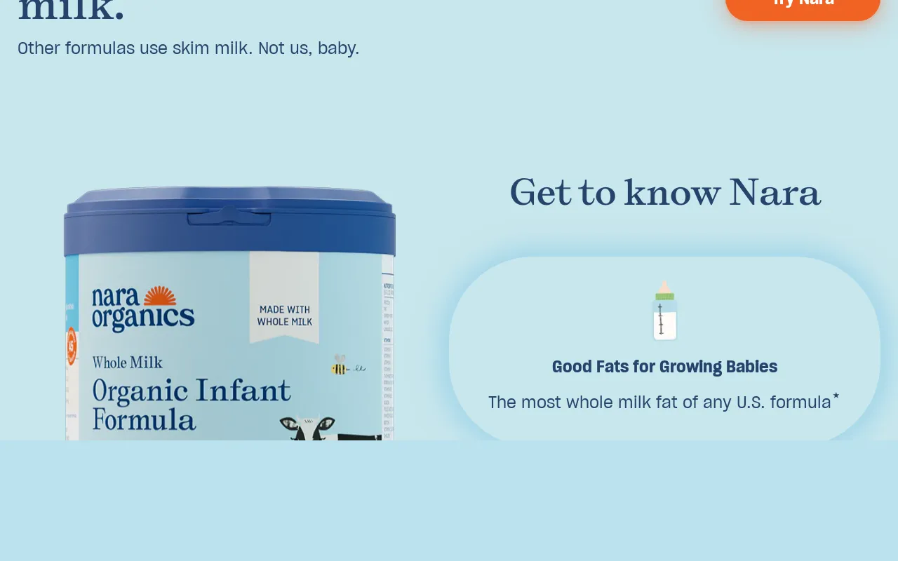 Nara Organics screenshot