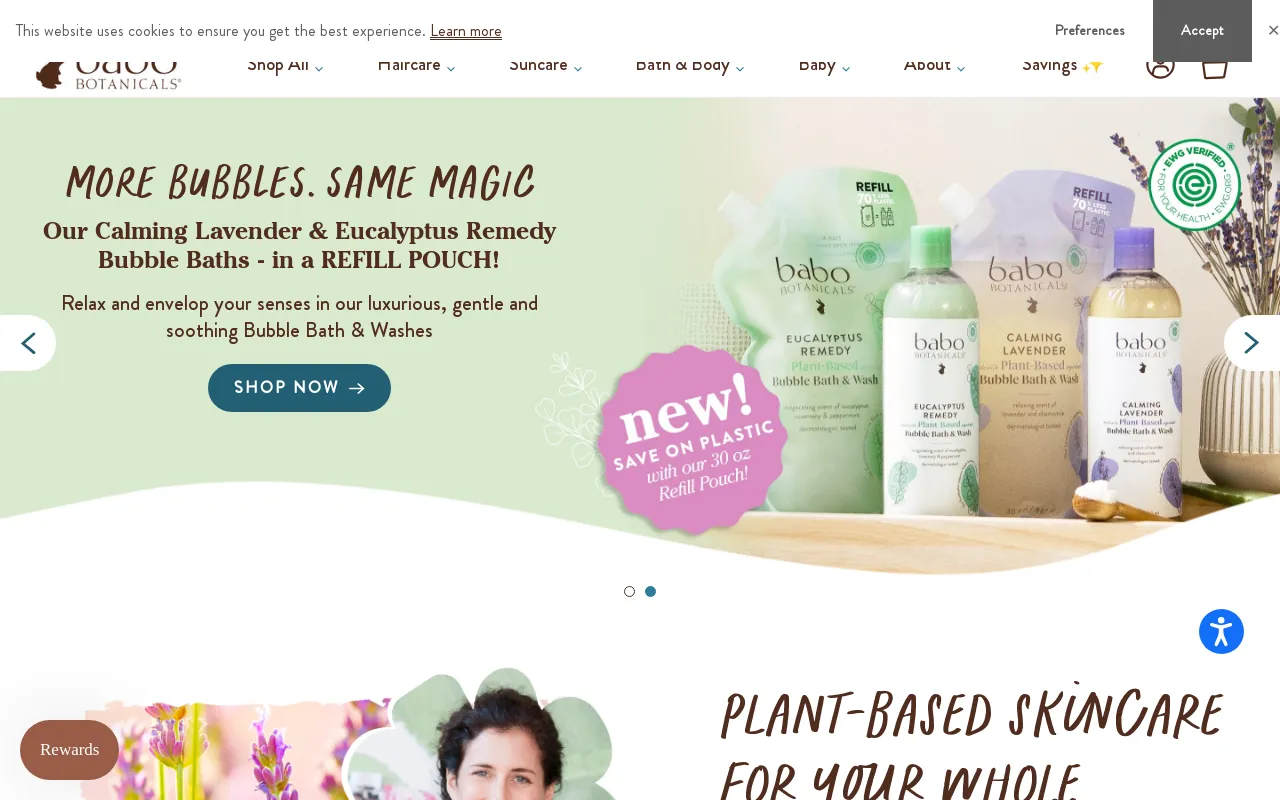 Babo Botanicals screenshot