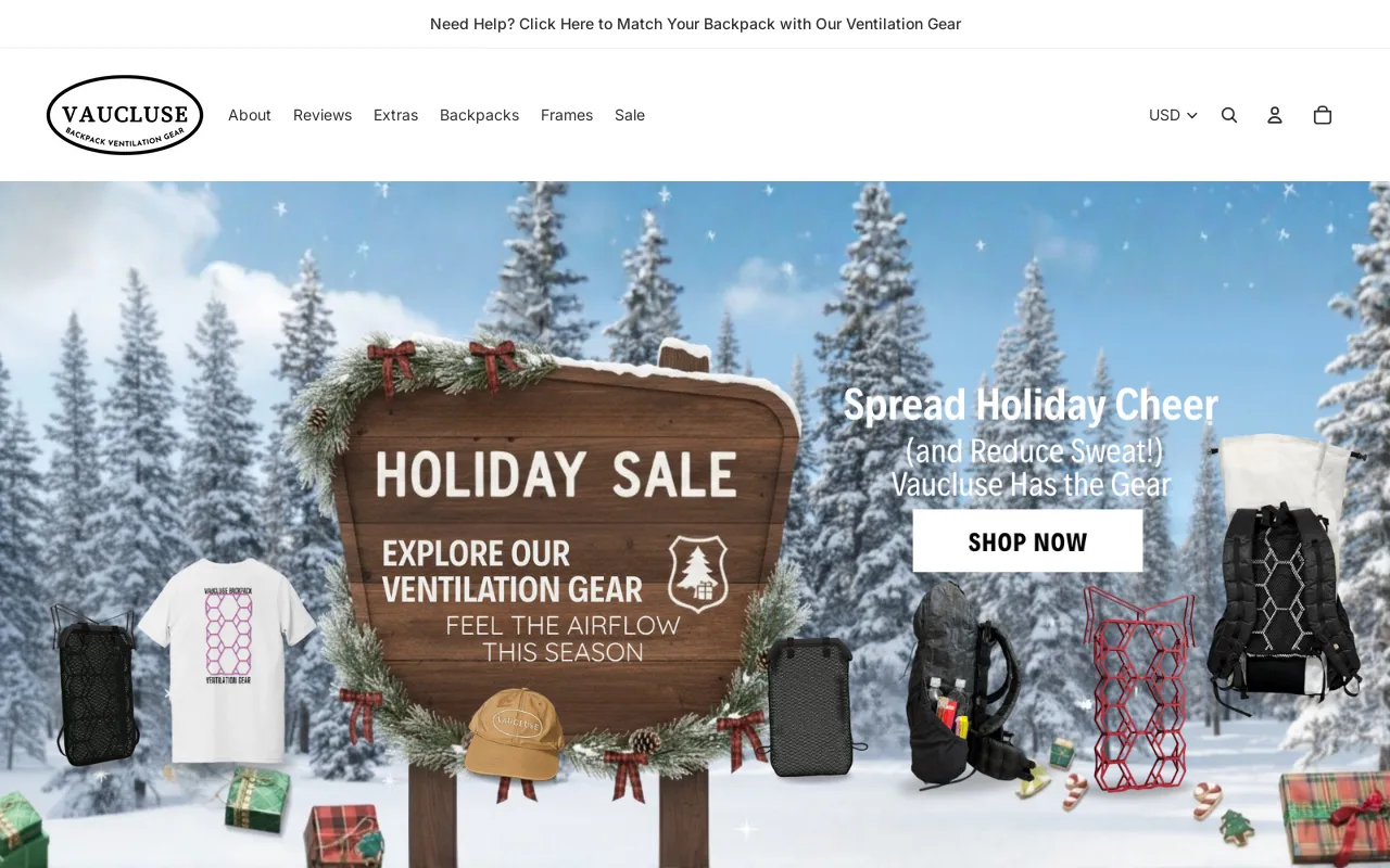 Vaucluse Backpack Ventilation Gear screenshot