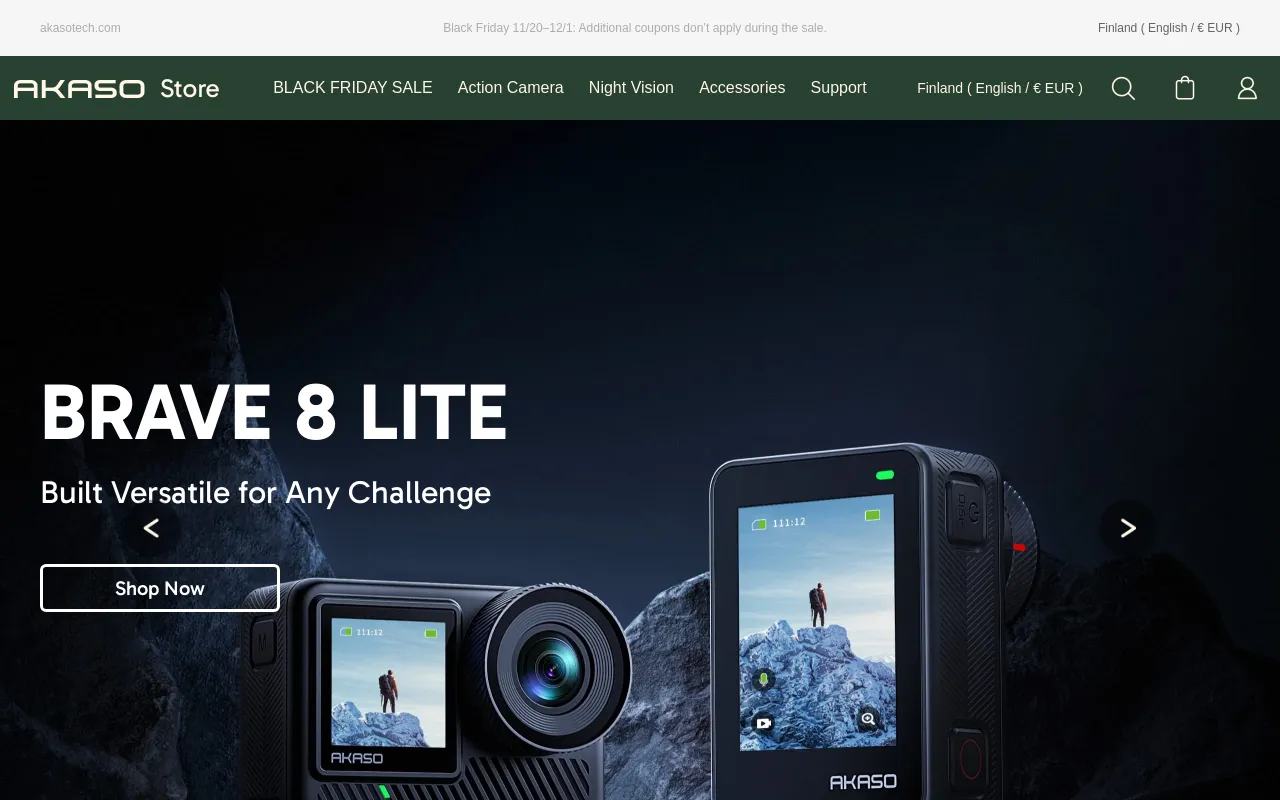 Shop-AKASO screenshot