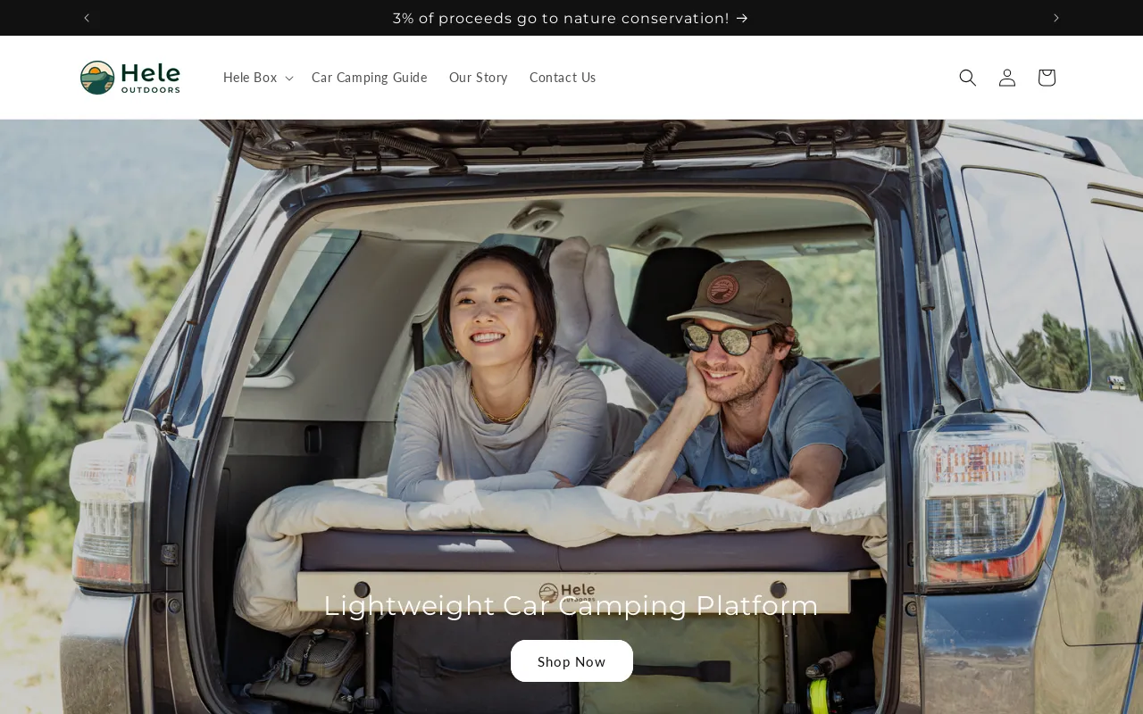 Hele Outdoors screenshot