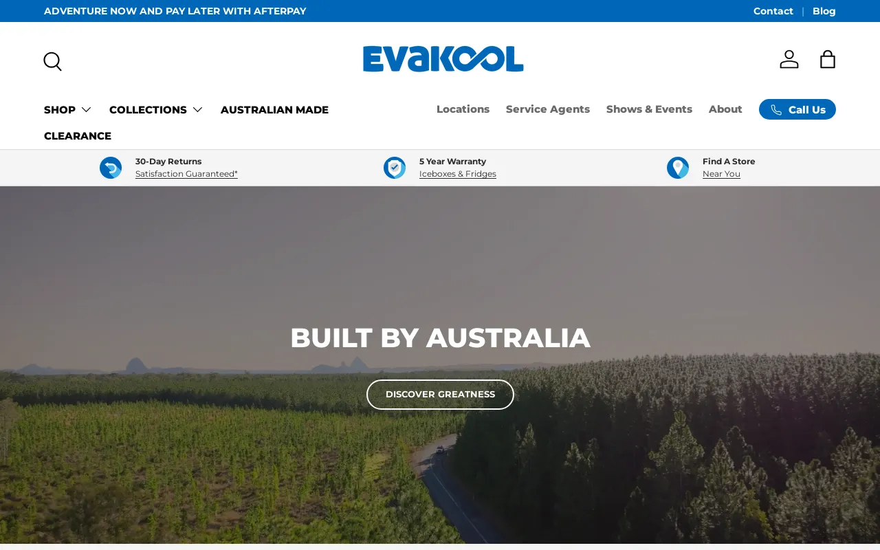 EvaKool Australia screenshot