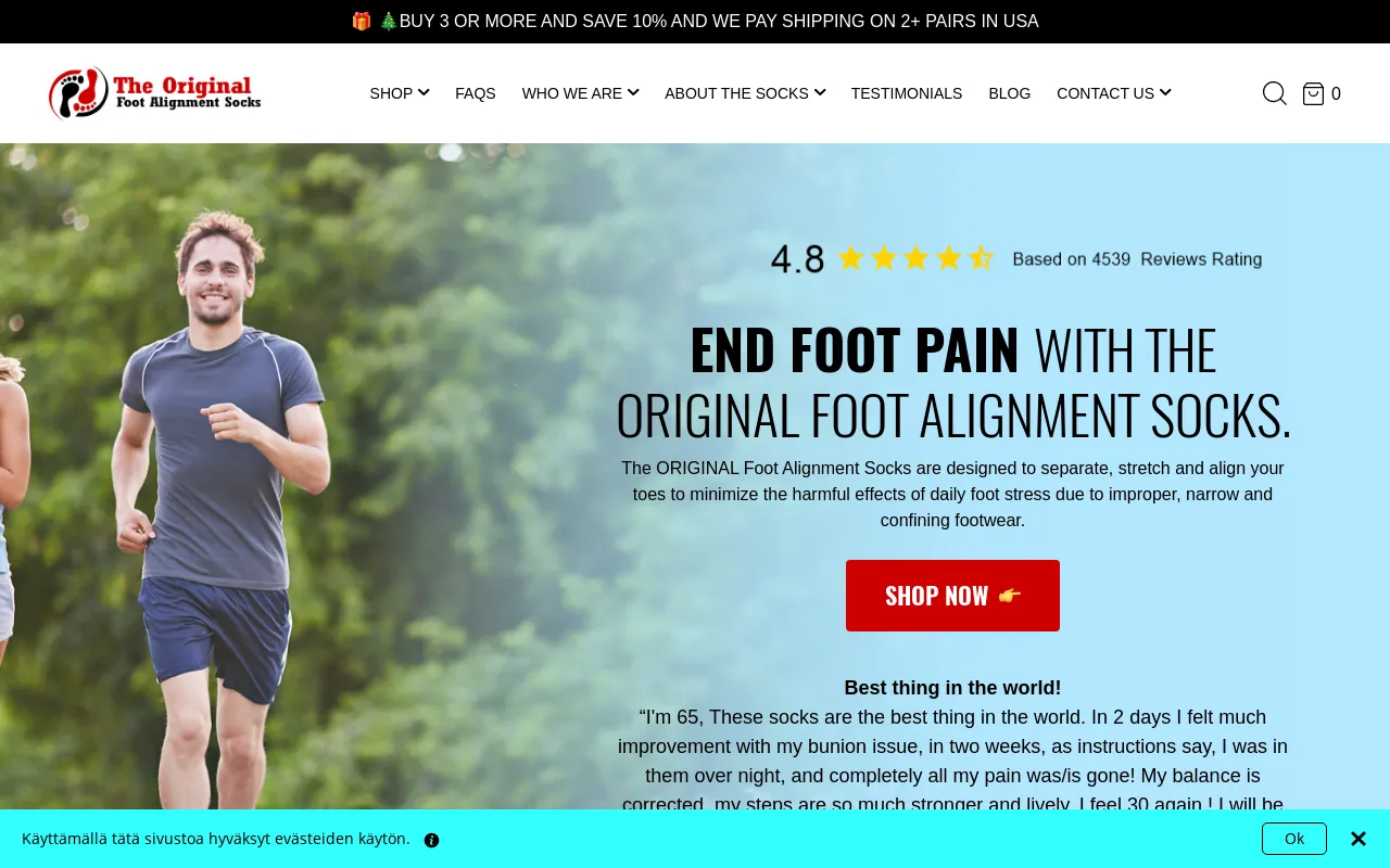 My-Happy Feet - The Original Foot Alignment Socks screenshot