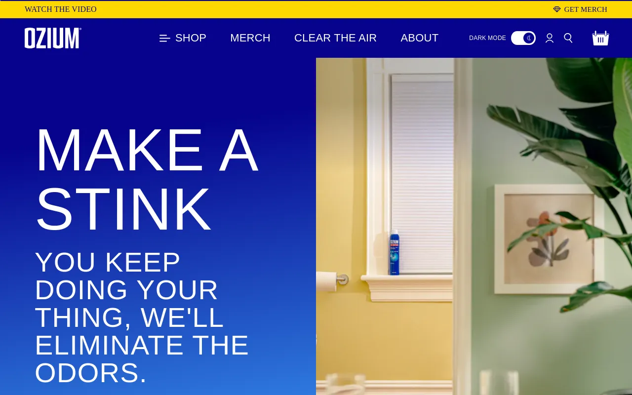 Ozium Air Sanitizer screenshot