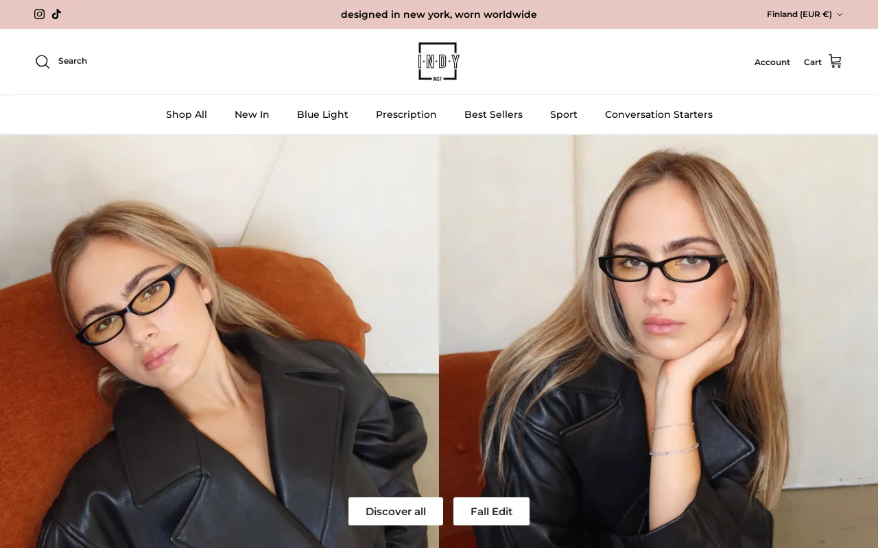 INDY Sunglasses screenshot