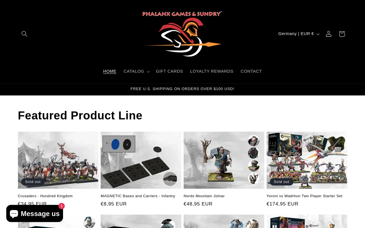 Phalanx Games & Sundry screenshot