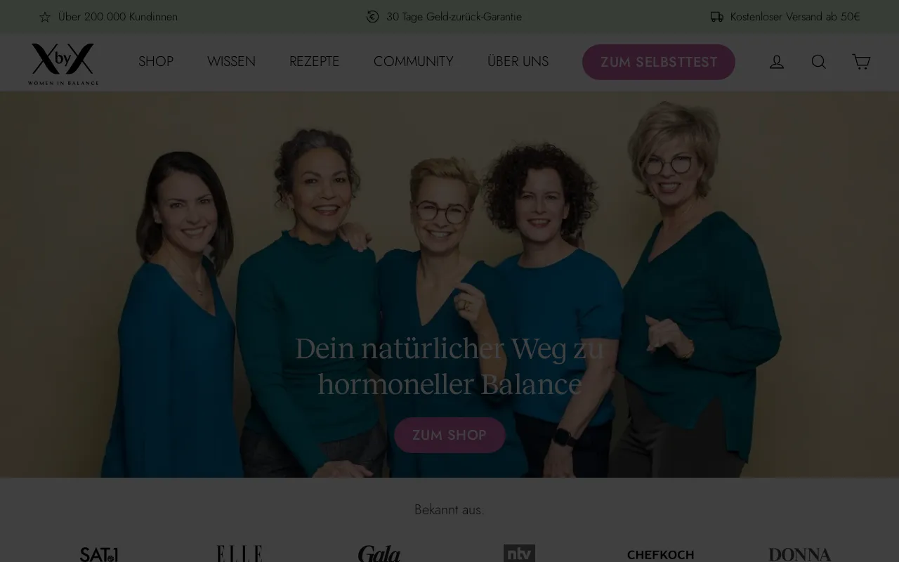 XbyX - Women in Balance screenshot