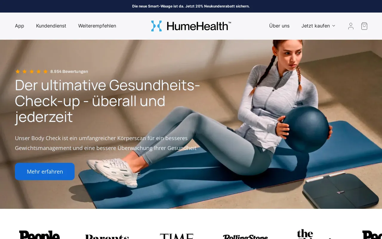 Hume Health screenshot