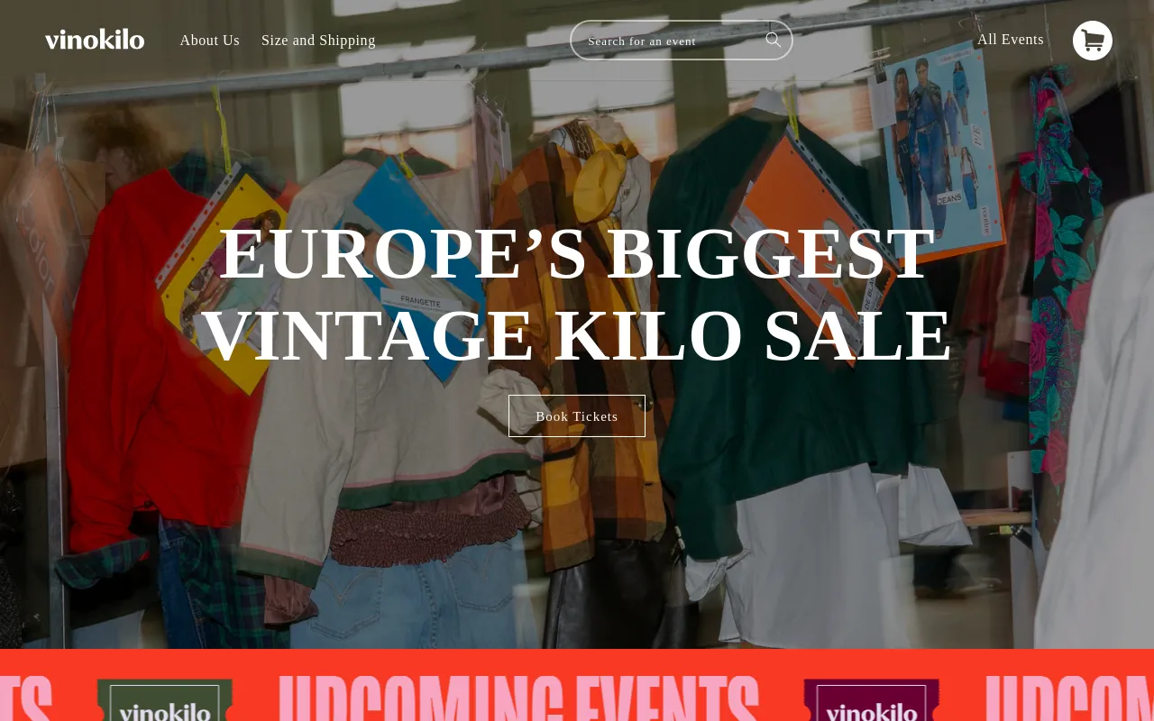 Vinokilo Events screenshot