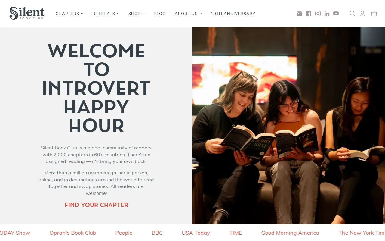 Silent Book Club screenshot