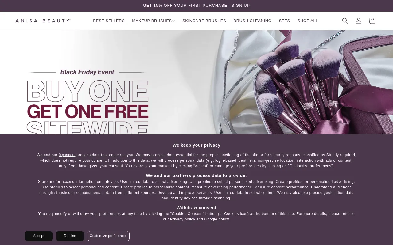 Anisa Beauty screenshot