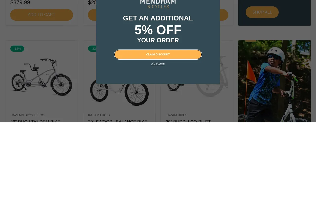 Mendham Bicycle Co. screenshot