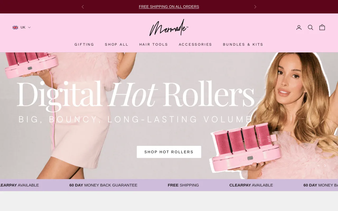 Mermade Hair UK screenshot