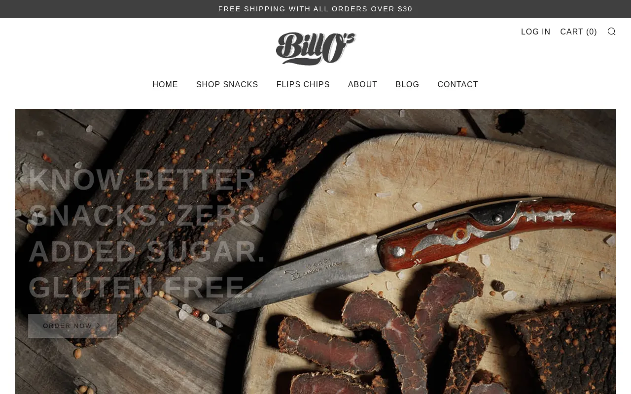 Billo's Air Dried Meat Snacks screenshot