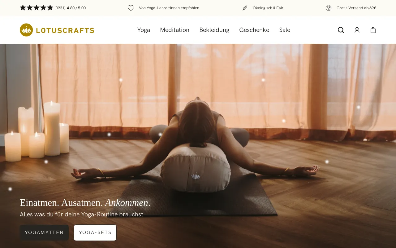 Lotuscrafts screenshot