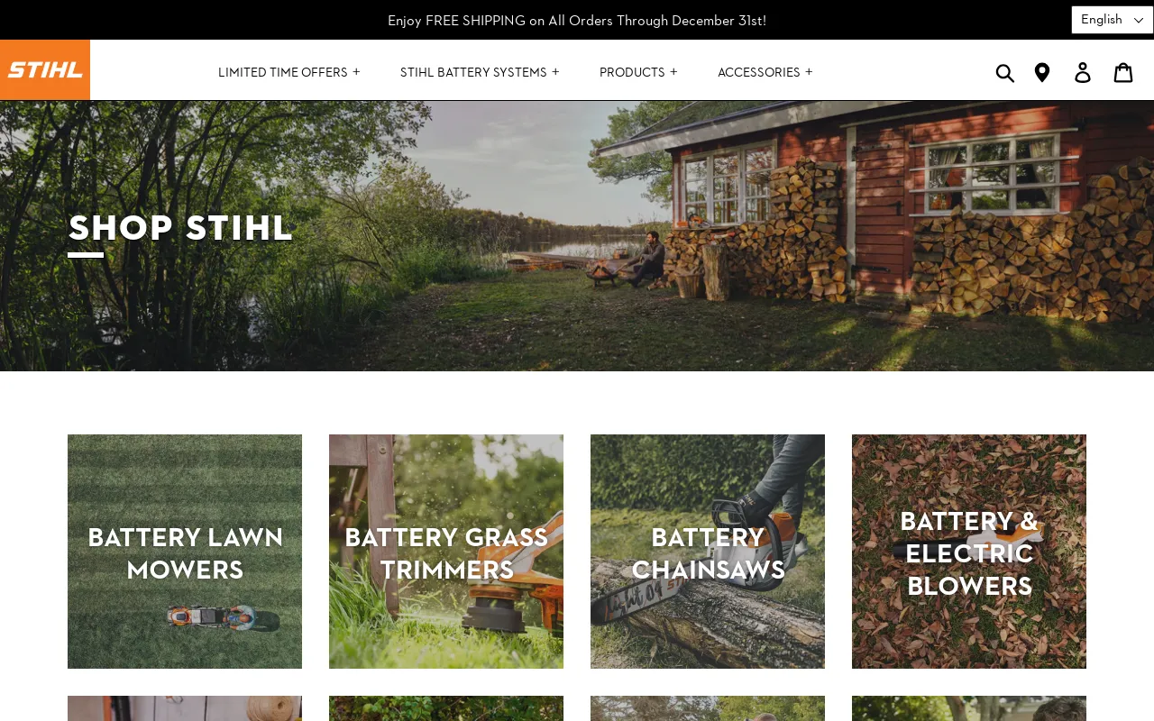 STIHL Direct Canada screenshot