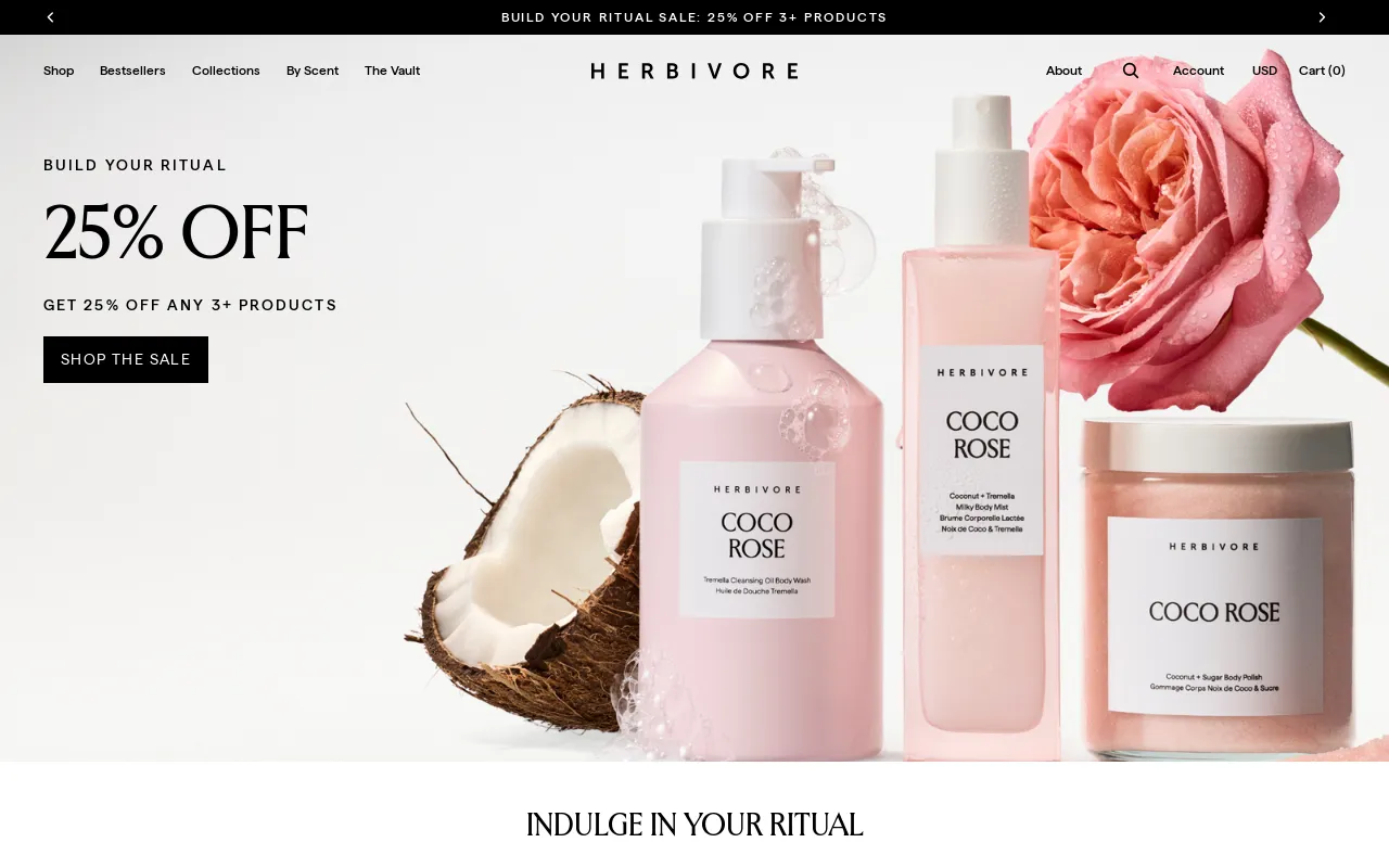 Herbivore Botanicals screenshot