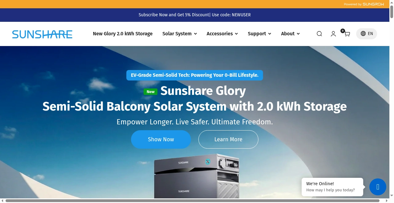 sunsharetek.com screenshot