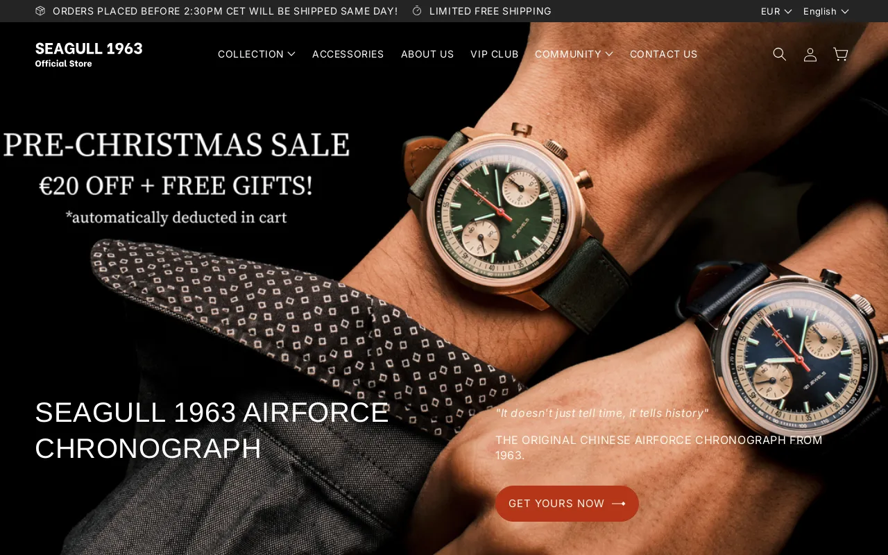 Seagull1963.com Chronograph Workshop screenshot