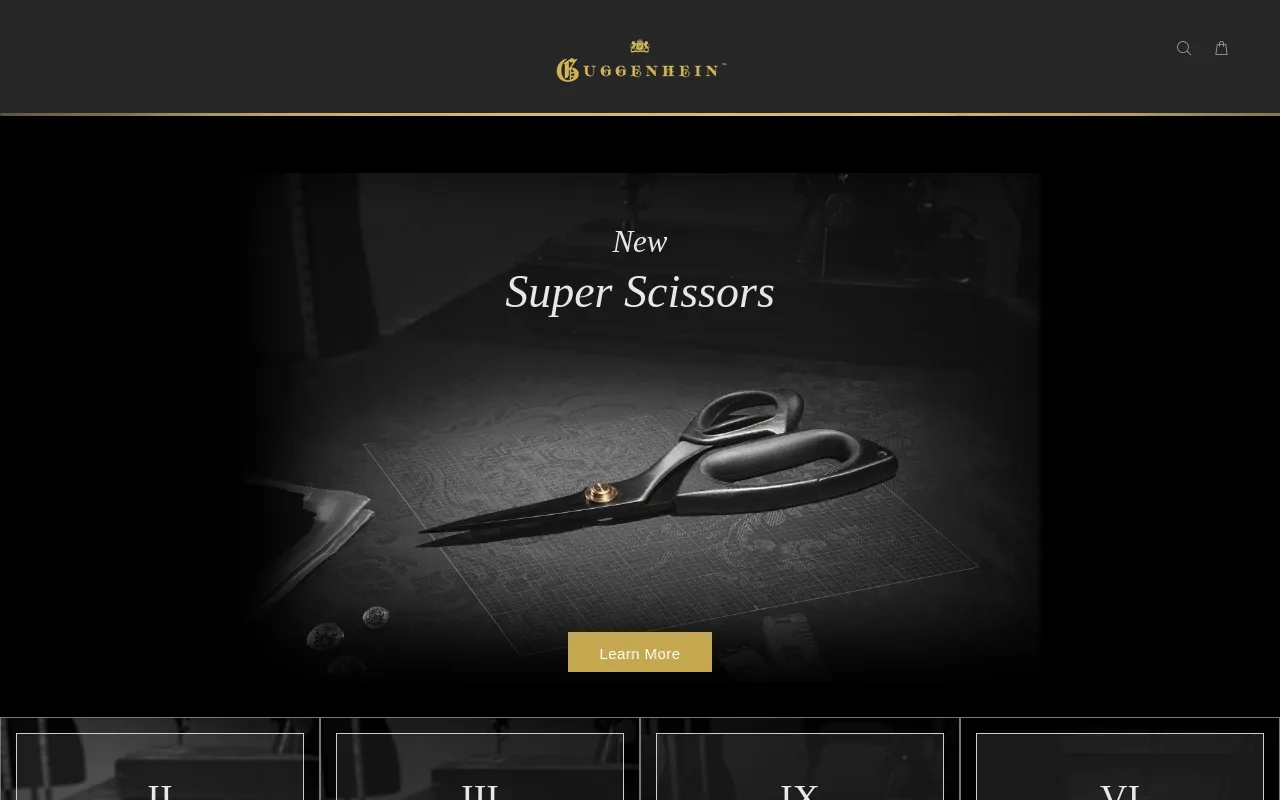 Guggenhein® Official Website screenshot