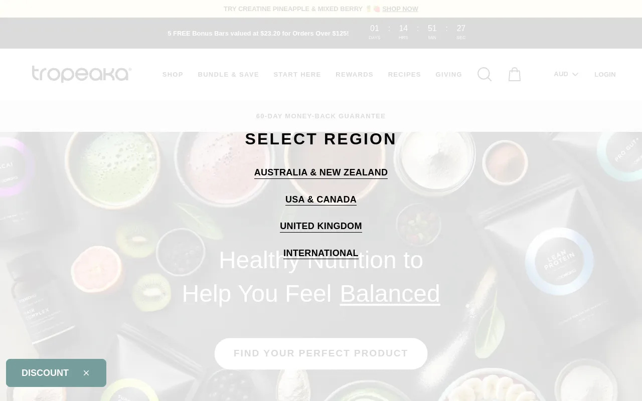 Tropeaka.com.au screenshot