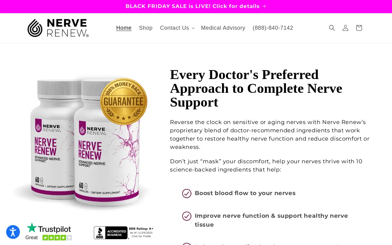 Nerve Renew screenshot