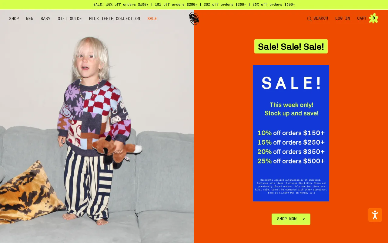 Shop Milk Teeth screenshot