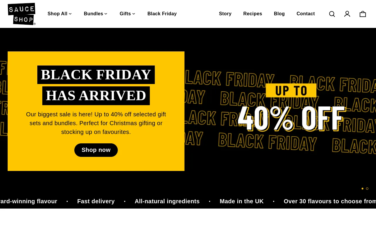 Sauce Shop screenshot