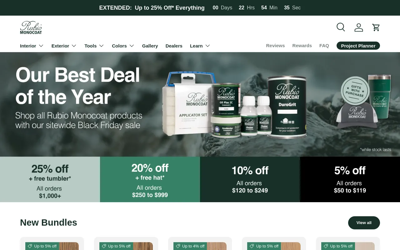 Rubio Monocoat USA screenshot