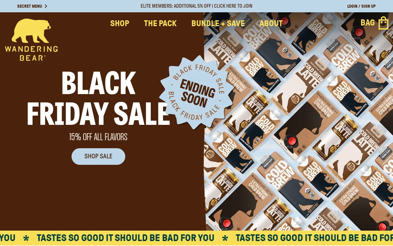 Wandering Bear Coffee screenshot