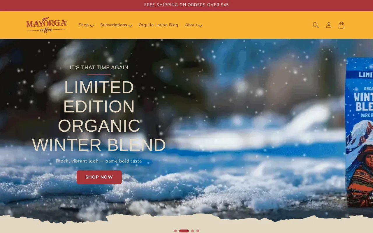 Mayorga Coffee screenshot