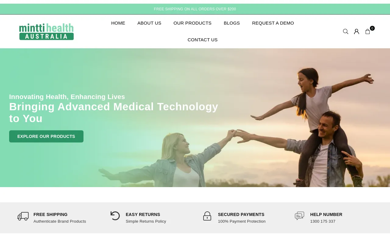 minttihealthaustralia screenshot
