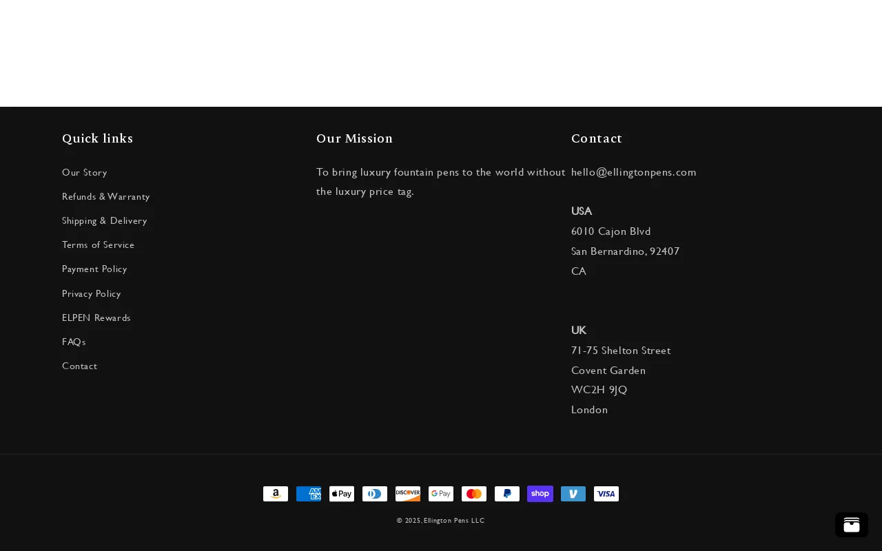 Ellington Pens screenshot