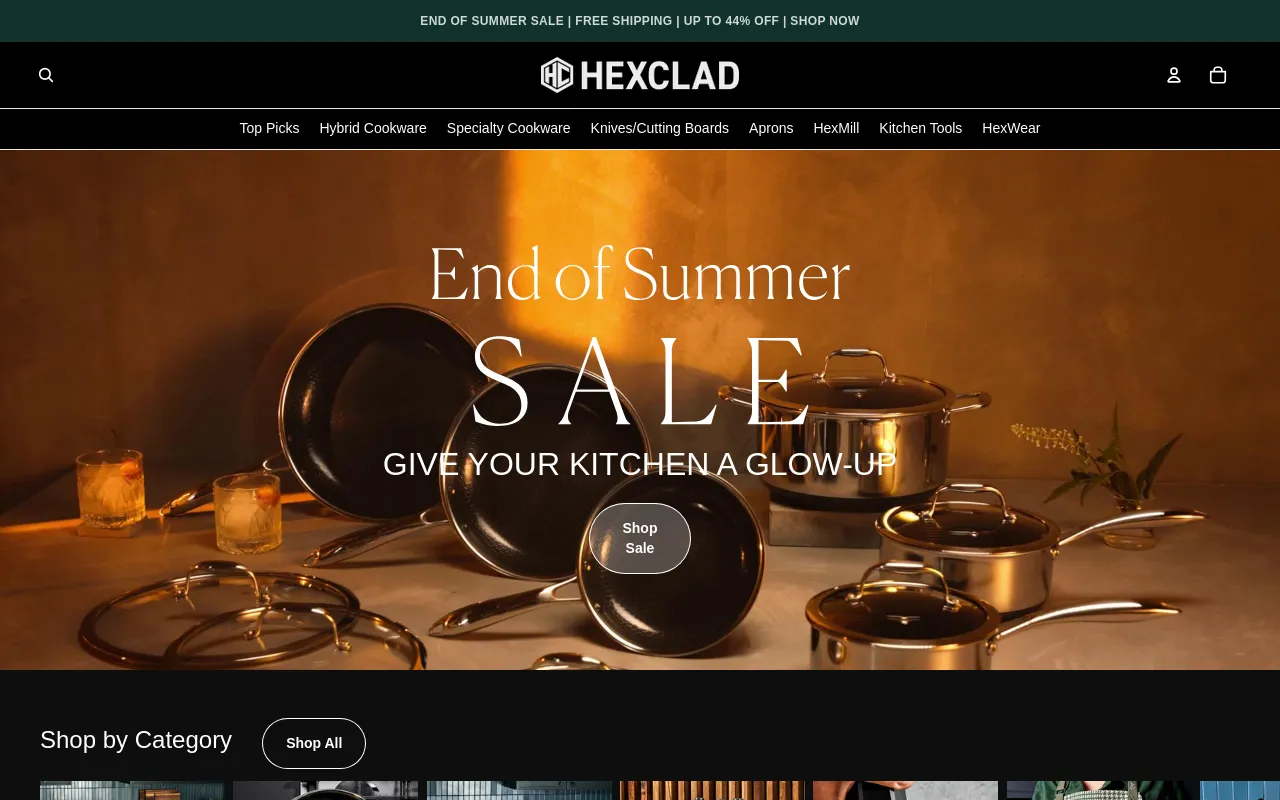 HexClad Cookware screenshot