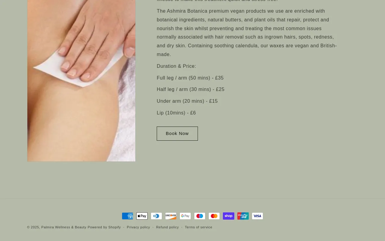 Palmira Wellness & Beauty screenshot