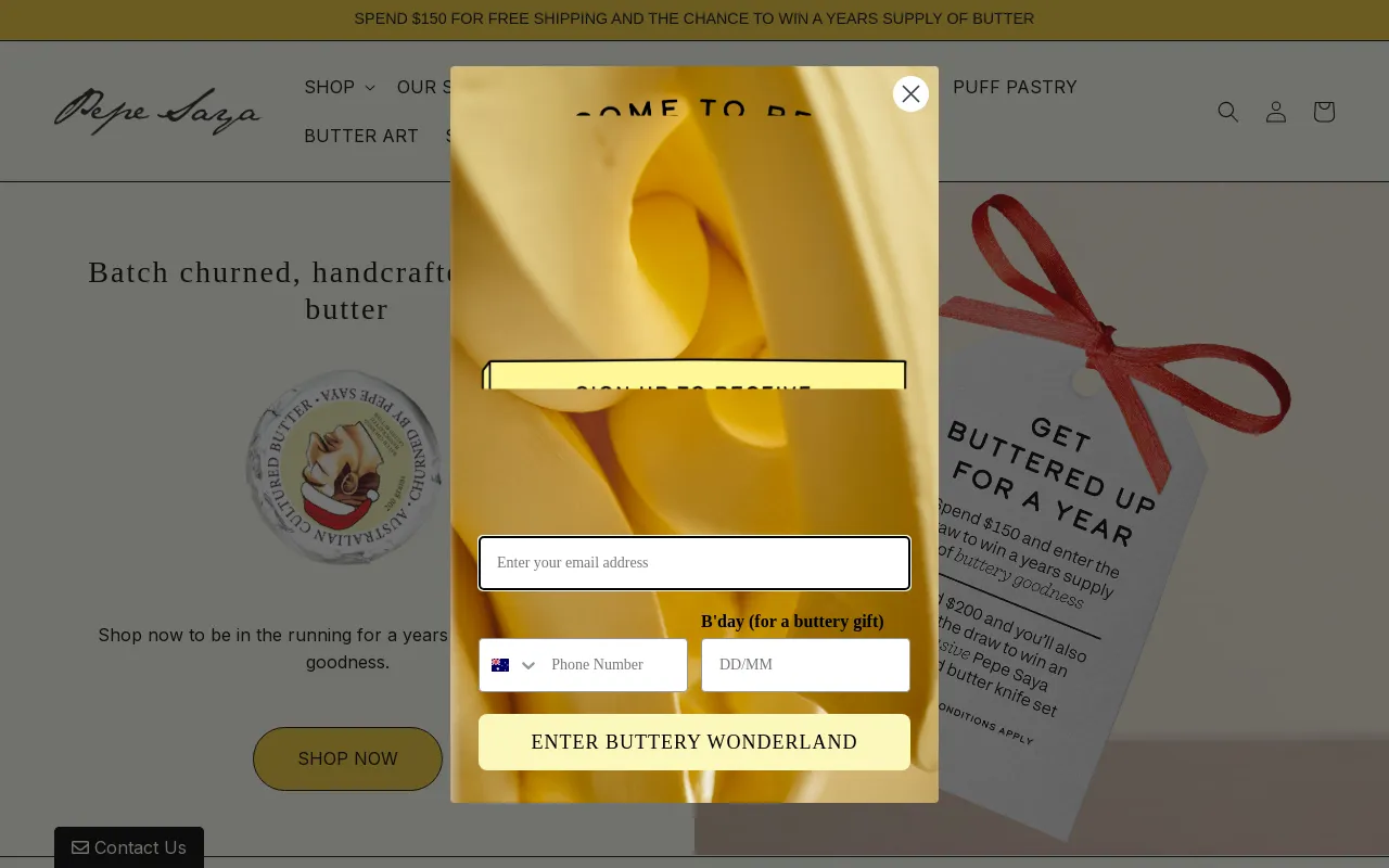 pepesaya.com.au screenshot