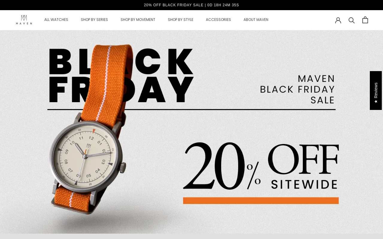 MAVEN WATCHES screenshot