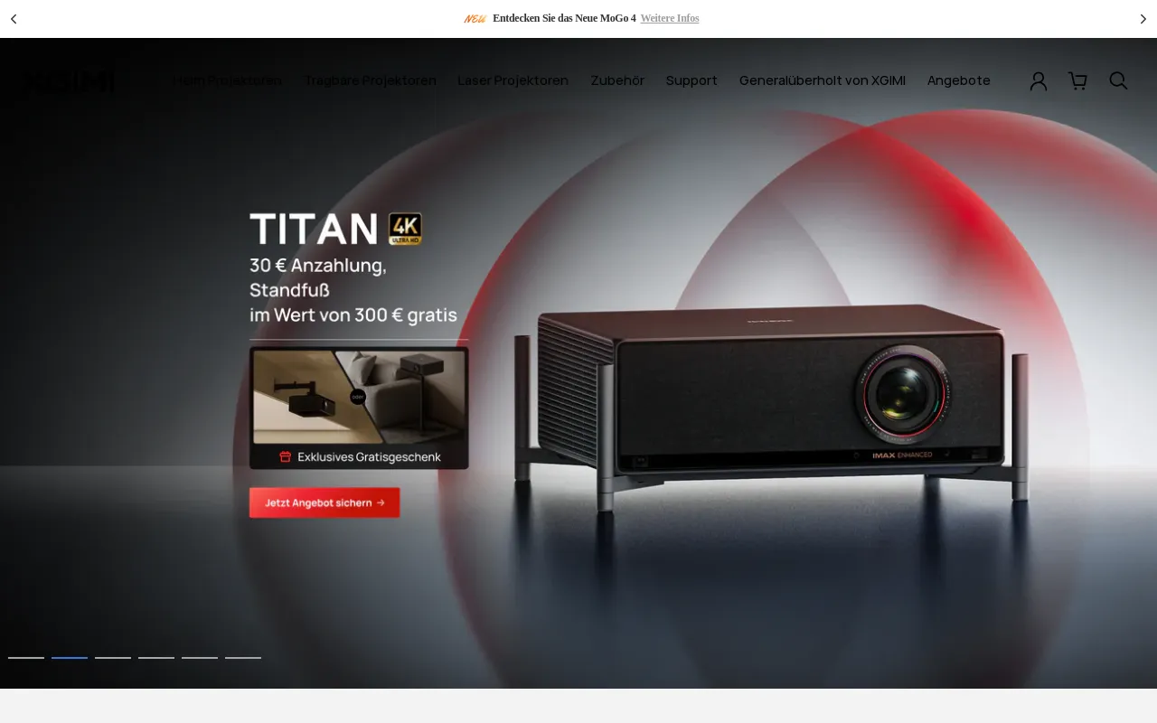 XGIMI Projektor Technologie screenshot