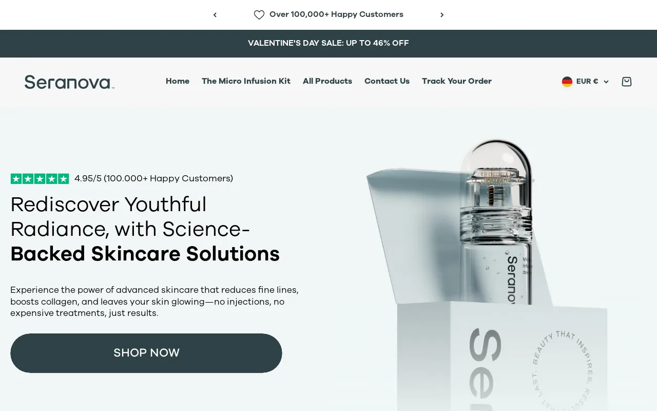 Seranova screenshot
