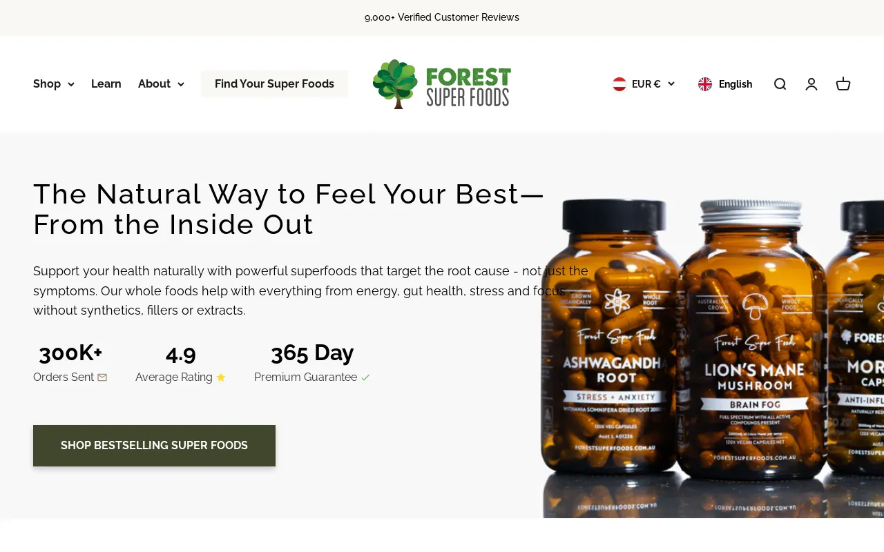 Forest Super Foods screenshot