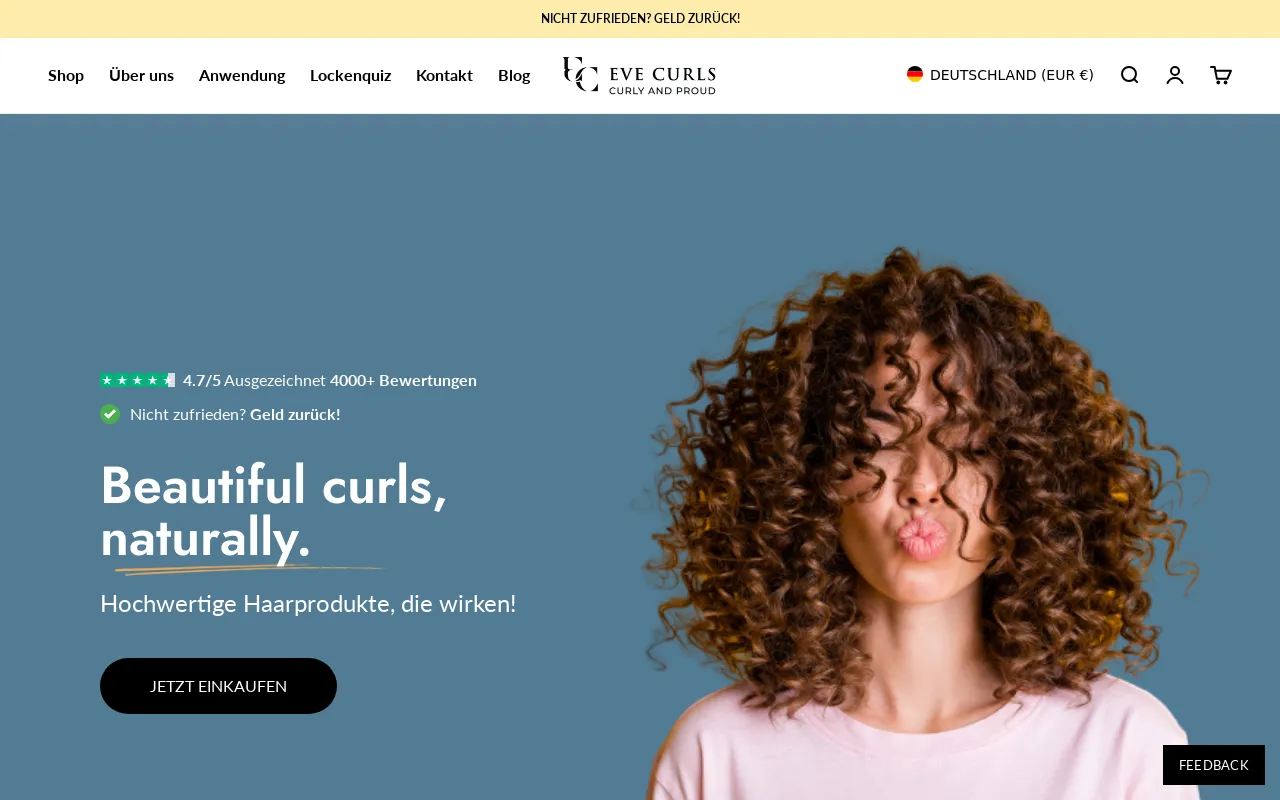 Eve Curls screenshot