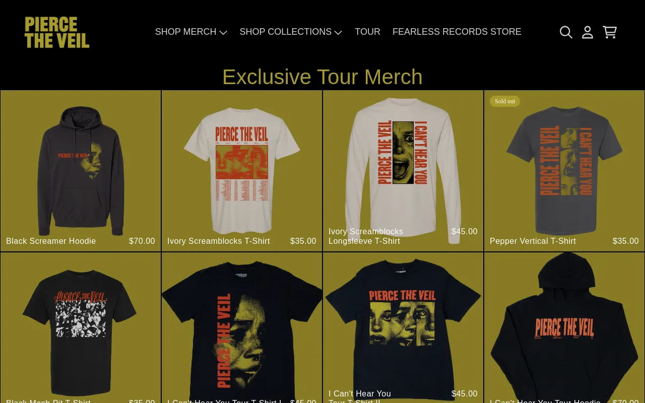 Pierce The Veil screenshot