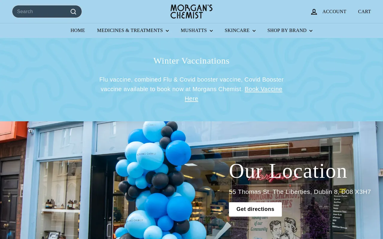 Morgans Chemist screenshot