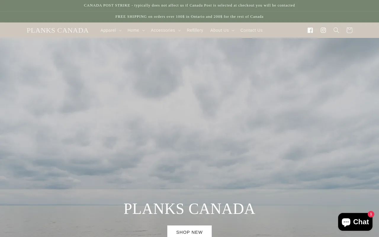 Planks Canada screenshot