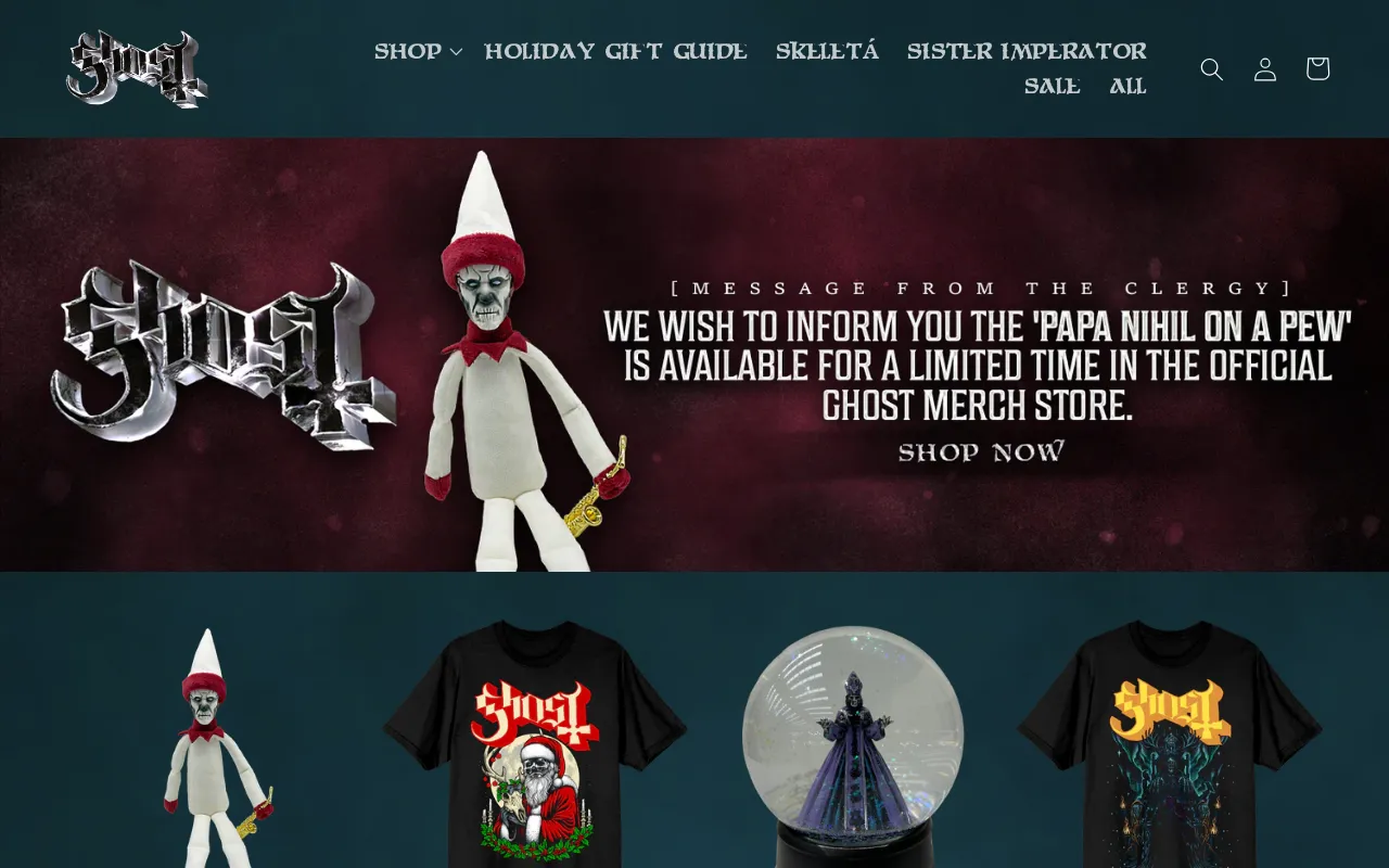 shop.ghost-official.com screenshot